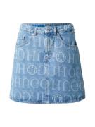 HUGO Nederdel 'Gami_2_B'  blue denim / offwhite