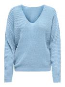 JDY Pullover 'JDYJUSTY MAYA'  lyseblå