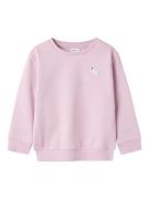 NAME IT Sweatshirt 'NMNBAILEY'  himmelblå / lilla / hvid