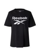 Reebok Funktionsbluse 'IDENTITY'  sort / hvid