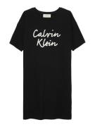 Calvin Klein Jeans Kjole  sort / offwhite