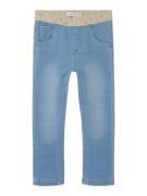 NAME IT Jeans 'Salli'  beige / blue denim