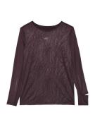 4F Funktionsbluse  aubergine / lyselilla