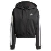 ADIDAS SPORTSWEAR Sportssweatjakke 'Essentials'  sort / hvid