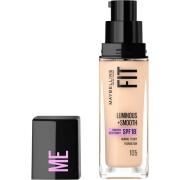 Maybelline New York FIT Me Foundation 105 Natural Ivory