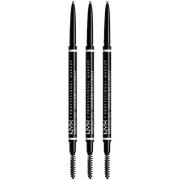 NYX PROFESSIONAL MAKEUP Micro Brow Pencil Taupe x 3