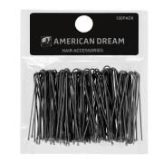 American Dream Straight Pins Black 5cm
