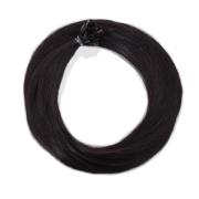 Rapunzel Nail Hair Premium Straight 30 cm 1.2 Black Brown