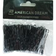 American Dream Wavy Pins Black 6.5cm Black