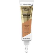 Max Factor Miracle Pure Skin-Improving Foundation 82 Deep Bronze