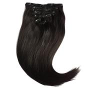 Rapunzel Clip-on set 7 pieces 30 cm 1.2 Black Brown