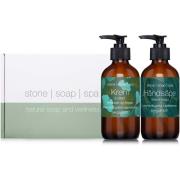 Stone Soap Spa Giftset Handsoap & Lotion - Bergamot