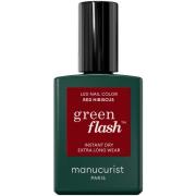 Manucurist Green Flash Gel Polish Red Hibiscus