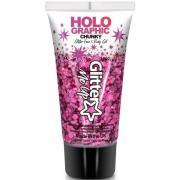 Glitter Me Up Holographic Face & Body Glitter Gel Princess Pink