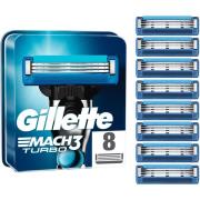 Gillette Mach3 Turbo Men’s Razor Blade Refills 8 stk