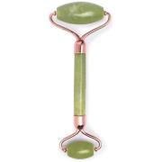 Earth Harbor Island Jade Rose Gold Gemstone Facial Roller