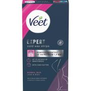 Veet Expert Cold Wax Strips Normal Skin Legs & Body 40 stk