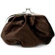 Face Stockholm Velvet Bag Small  Dark Brown