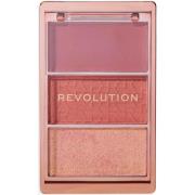 Revolution Beauty London Blush Icon Palette Aura Points Rose