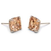 Lily and Rose Desiree studs - Champagne Silver