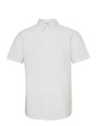 Slhregnew-Linen Shirt Ss Classic W Selected Homme White