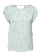 Recycled Polyester Blouse Ss Rosemunde Blue