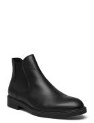 Slhblake Leather Chelsea Boot Noos Selected Homme Black