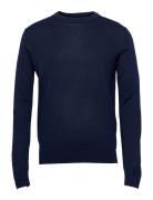 Slhtown Merino Coolmax Knit Crew Noos Selected Homme Navy
