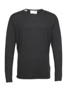 Slhrome Ls Knit Crew Neck Noos Selected Homme Black