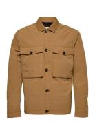 Recycled: Safari Jacket With Mesh Lining Esprit Casual Beige
