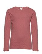 Horizon Ls Top En Fant Pink