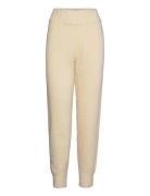 Amy Faux Fur Knitted Jogging Pants Jakke Cream