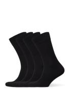 Bamboo Crew Sock 4-Pack Amanda Christensen Black