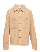 Tue Fleece Shirt Grunt Beige