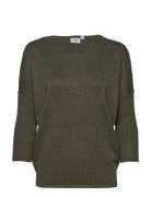 A2561, Milasz R-Neck Pullover Saint Tropez Khaki