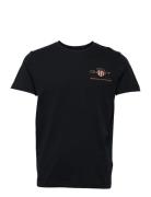 Archive Shield Emb Ss T-Shirt GANT Black