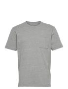 Jersey T-Shirt With A Pocket, Organic Cotton Esprit Collection Grey
