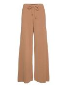 Luna Knitted Trousers Mother Of Pearl Beige