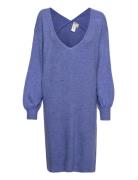Yasemmy Ls Midi Knit Dress - Pb YAS Blue