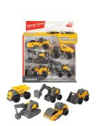 Volvo - Construction 5 Pack Dickie Toys Yellow