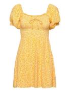 Domenica Mini Dress Faithfull The Brand Yellow