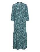 Yasalima 7/8 Long Dress - Pb YAS Blue