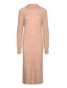 Slfglowie Ls Knit O-Neck Dress B Selected Femme Pink