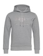 Reg Tonal Shield Hoodie GANT Grey