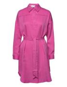 Slfmerisa-Tonia Ls Short Shirt Dress B Selected Femme Pink