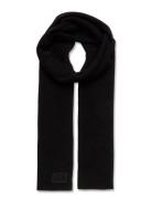 Knitted Logo Scarf Superdry Black