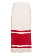 D2. Stripe Pleated Skirt GANT Cream