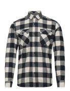 Flannel Checked Shirt L/S Lindbergh Patterned