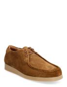 Slhchristopher New Suede Moc-Toe Shoe B Selected Homme Brown