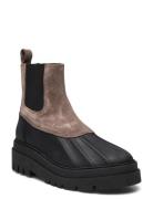 Slfaudrey Low Chelsea Mix Boot B Selected Femme Patterned